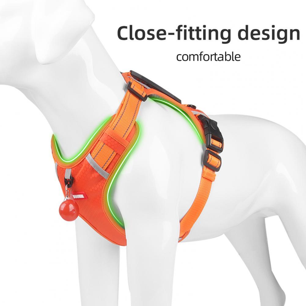 Reflective No-Pull Nylon Dog Harness