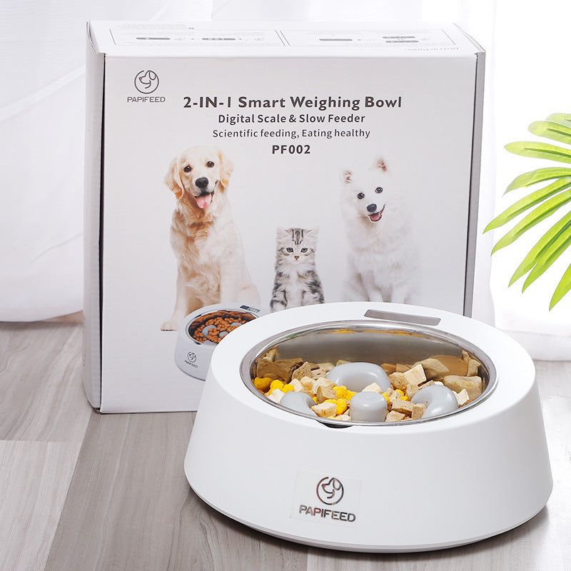 Smart Weighing Slow Feeder Bowl