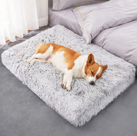 Plush Wave Deep Sleep Pet Bed
